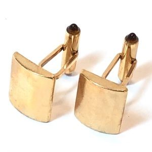 Vintage Gold Square Earrings